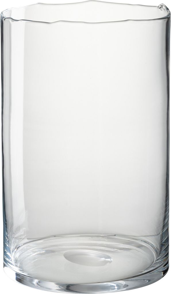 J-Line Windlicht Unregelmäßiger Rand Glas Transparent Produktbild 1