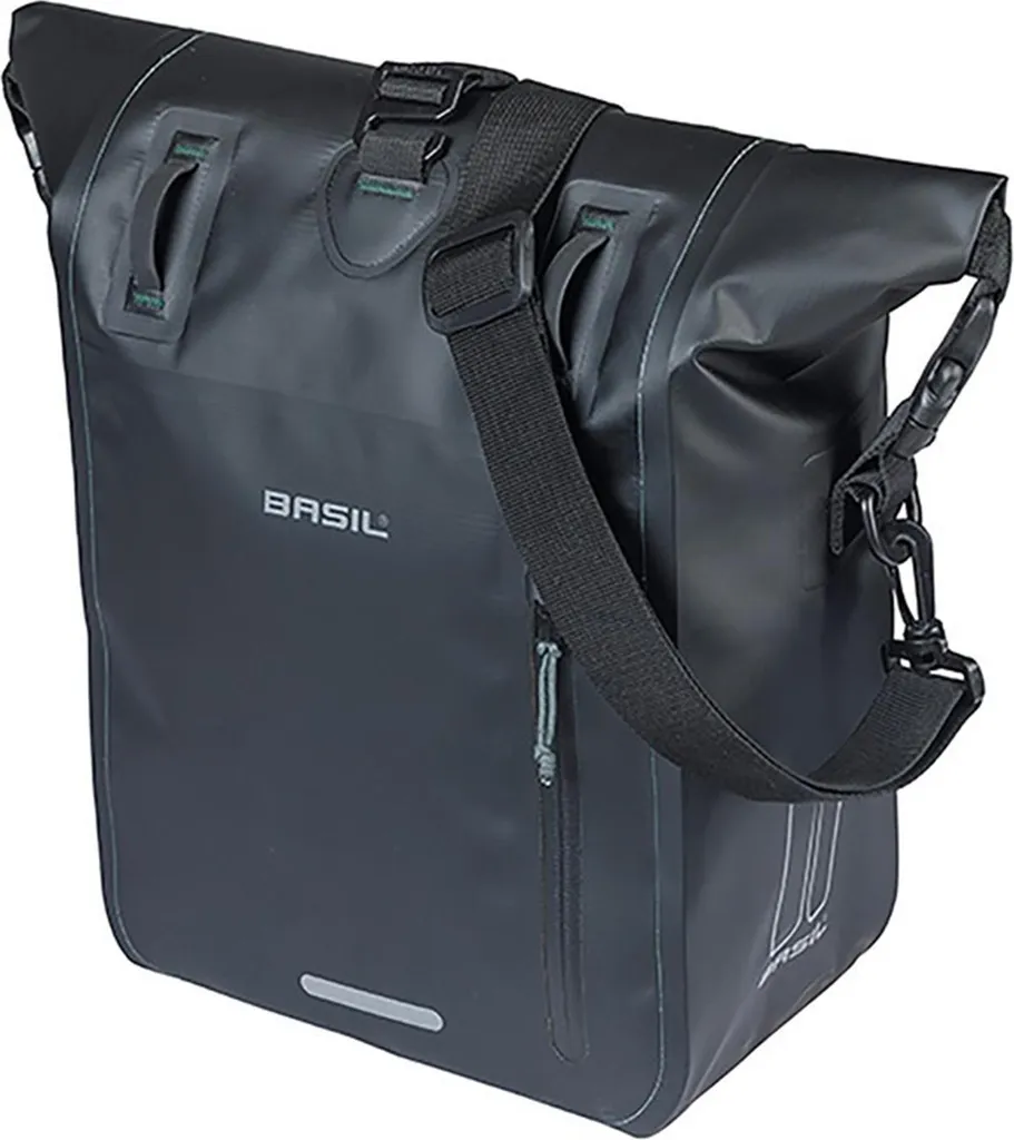 Sacoche Vélo Étanche Basil Rivo M 15L - Gardez vos Affaires au Sec