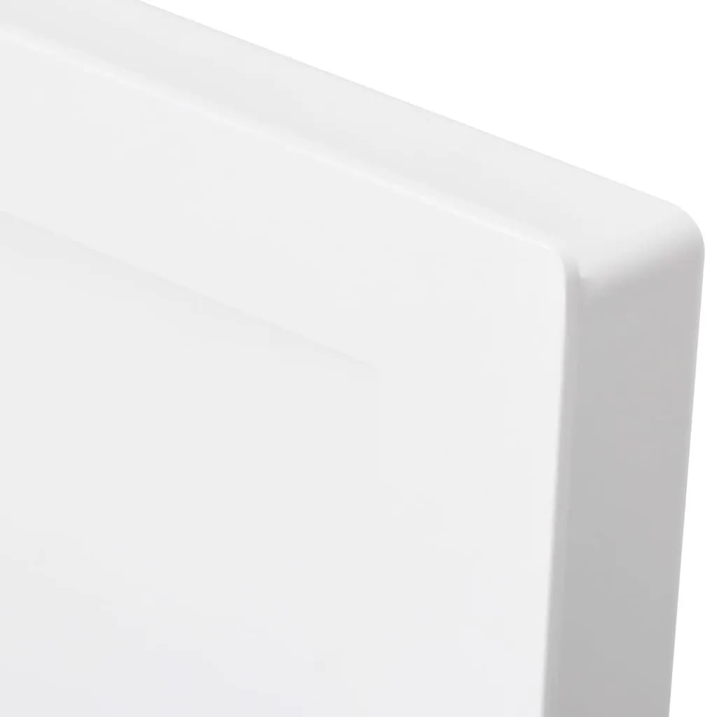 Niche de douche double compartiment blanc brillant 41x69x9 cm