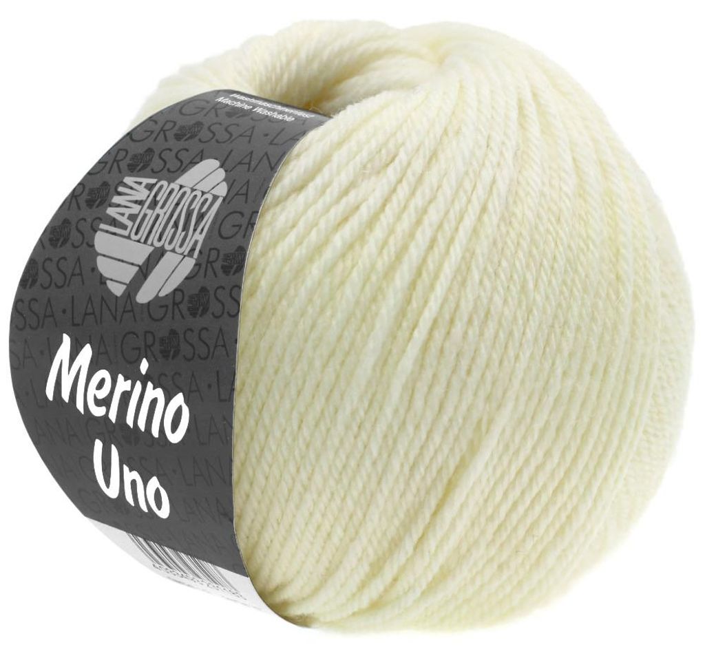 Lana Grossa - Merino Uno 0002 ecru Produktbild 