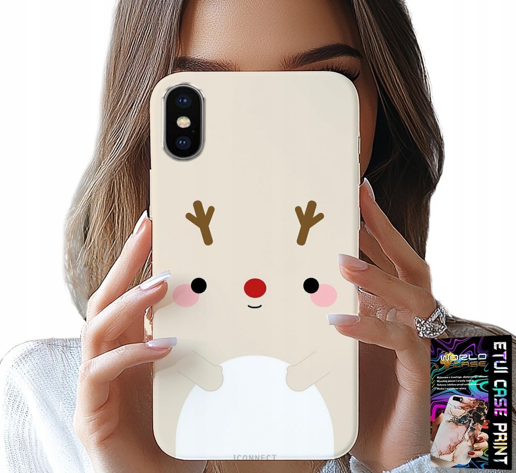 Etui Für Iphone X / Xs - Rentier, Rentier, Weihnachtsmotive