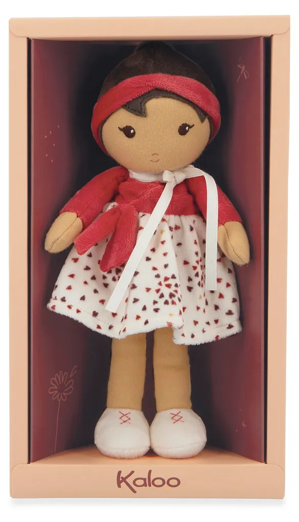 Poupée souple Kaloo Emilie 25 cm, jouet tissu sans danger bébé