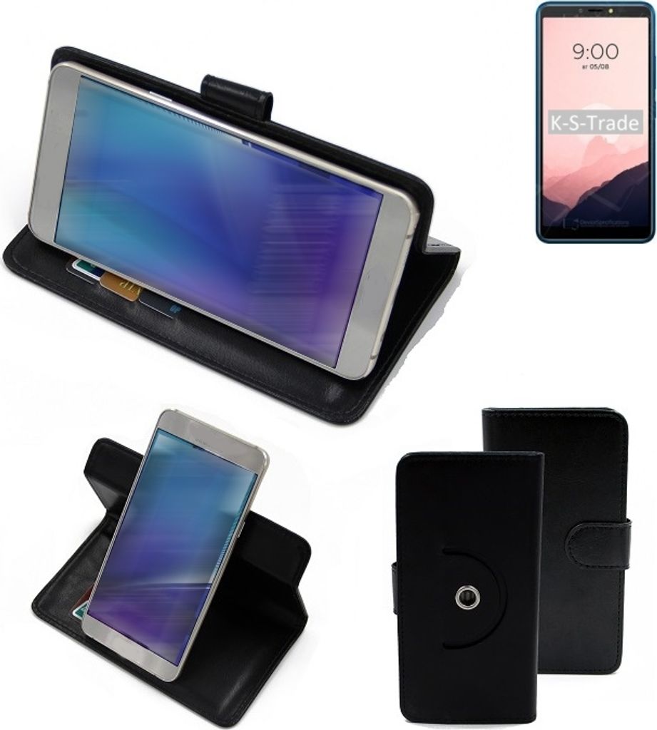 K-S-Trade Case Schutzhülle Handyhülle kompatibel mit BQ Mobile BQ-6030G Practic Flipcase Smartphone Cover Handy Schutz Tasche Klapphülle