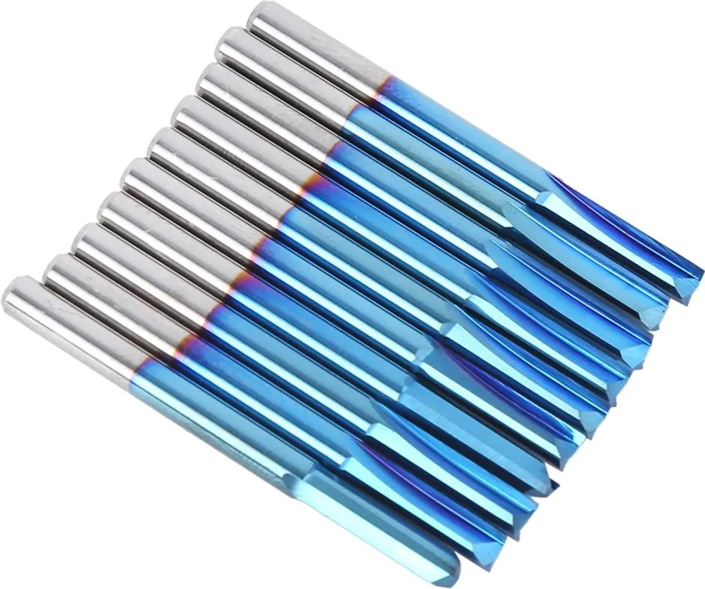Mèche CNC 3.175mm pour Découpe de Précision sur Bois, Acrylique et PCB - 5