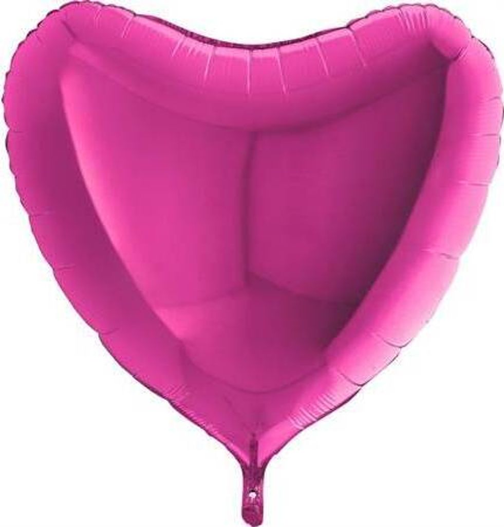 Nafukovací balónek růžové srdce 91 cm Obrázek produktu 