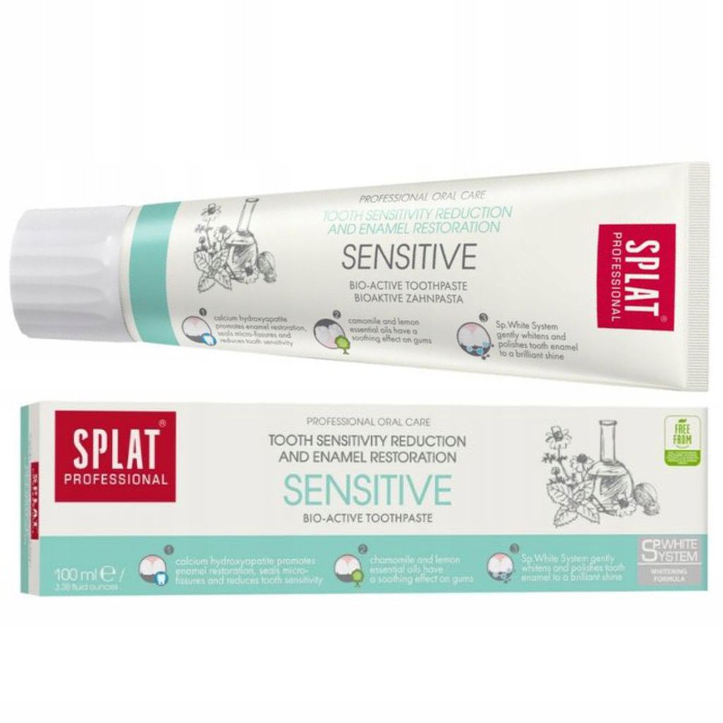 SPLASKNUTÉ CESTOVINY PROF. SENSITIVE zubná pasta 100 ml Obrázok produktu 