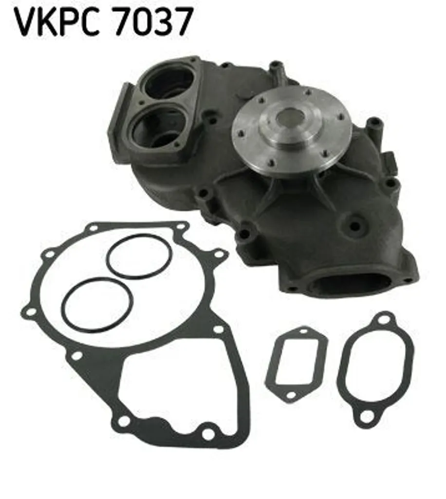 Pompe à eau SKF VKPC 7037 robuste avec joint pour Mercedes-Benz MK