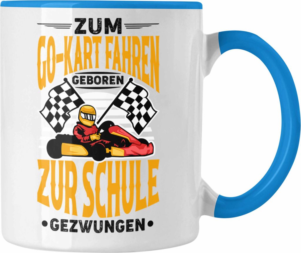 Trendation - Go Kart Fahrer Tasse Geschenk Eat Sleep Race Produktbild 