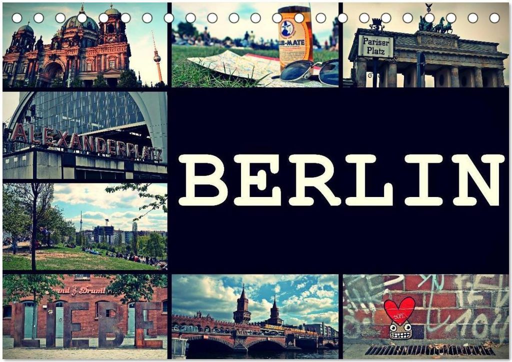 BERLIN horizontal (Tischkalender 2026 DIN A5 quer), CALVENDO Monatskalender