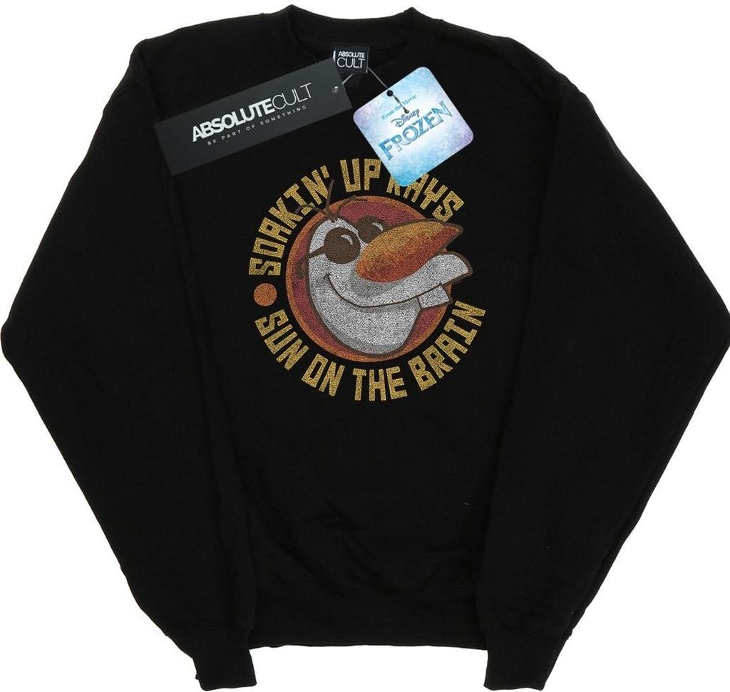 Disney - "Frozen Sun On The Brain" Sweatshirt für Herren BI25464 (XL) (Schwarz)