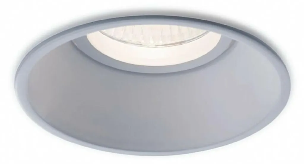 Projecteur LED fixe BPM Koni 3161 gris argenté, diamètre 75 mm 3000K