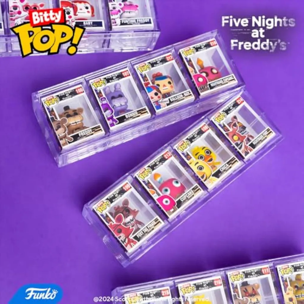 Figurines Bitty POP Five Nights at Freddy's Nightmare en Boîtier Rigide 4u