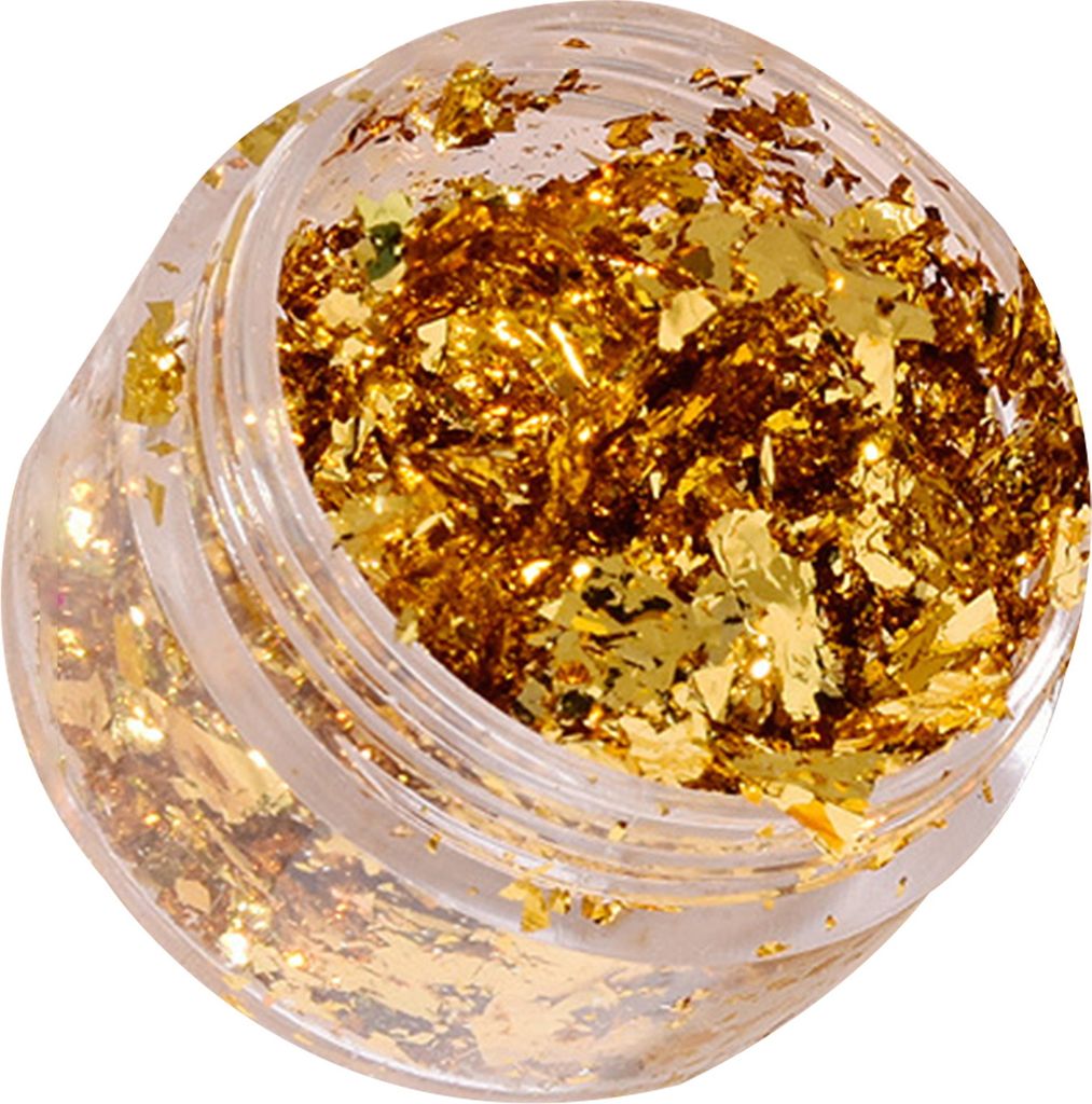 1 Box Nail Art Pailletten Dekoration Gold/Silber Farbe Unregelmäßige Alufolie Flocken DIY Maniküre UV Gel Polish 3D Glitzer Nagel Dekoration Zub...