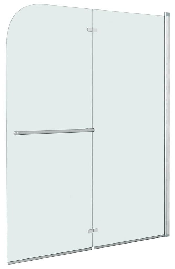 vidaXL Faltbare Duschkabine 2 Paneele ESG 95 x 140 cm Produktbild 