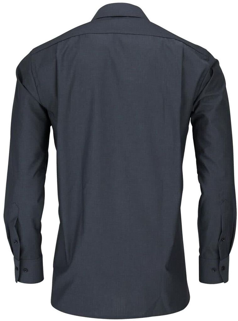 Marvelis - Modern Fit - Herren Langarm Hemd, (470464), Größe:40, Farbe:Anthrazit (68)