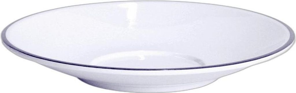 Gimex Untertasse für Henkelbecher Linea Blue weiß/blau