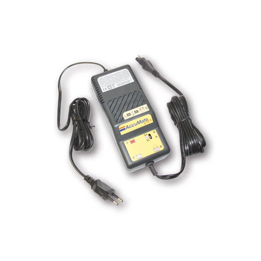 AccuMate Chargeur 6V/12V avec Sélection Automatique de Tension