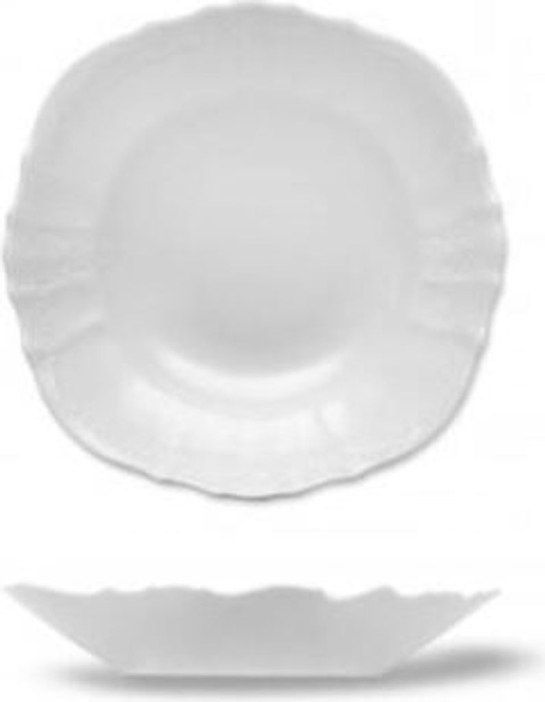 Porzellanschale, tief, 19 cm, Bernadotte, weiß, Thun 1794