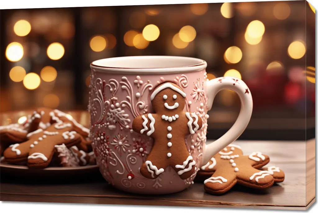 Quadro 90x60 cm Il Calore del Focolare Domestico - Tela Arredo Casa