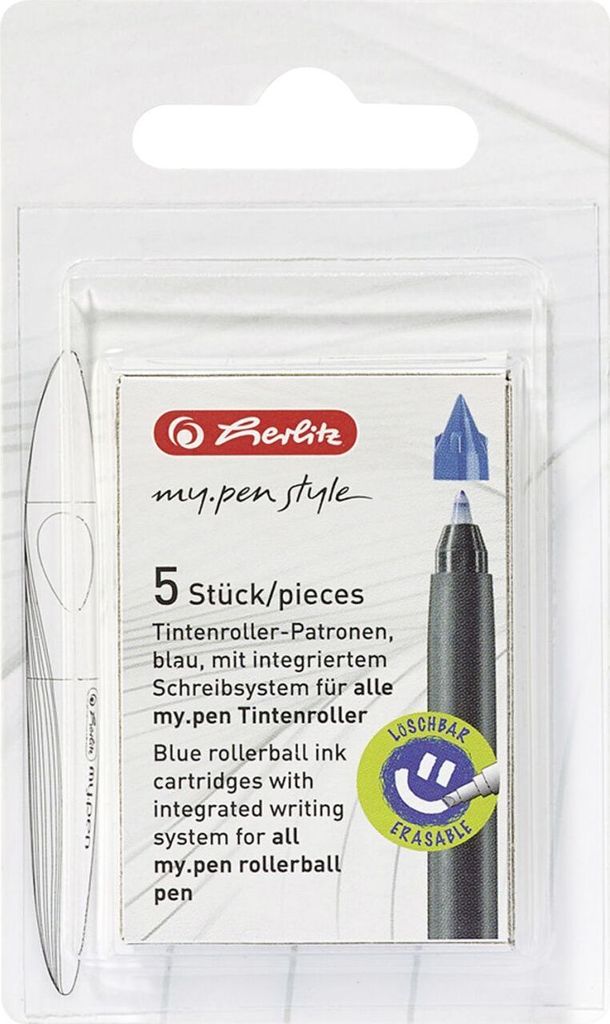 Herlitz Tintenroller-Patronen my.pen 1x5 11378999 Produktbild 