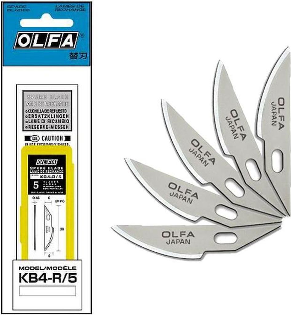 Olfa KB4-R/5 Klinge für AK-4, 5 Stück.