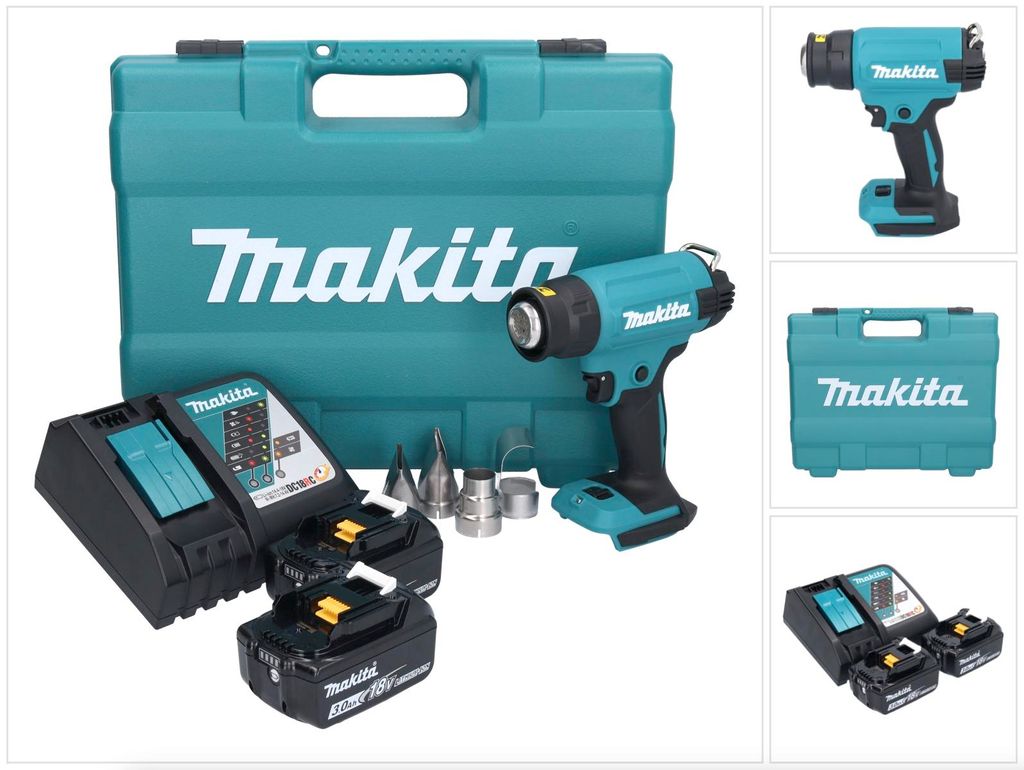 Makita DHG181RFK Décapeur thermique sans fil 150 - 550°C Image du produit 