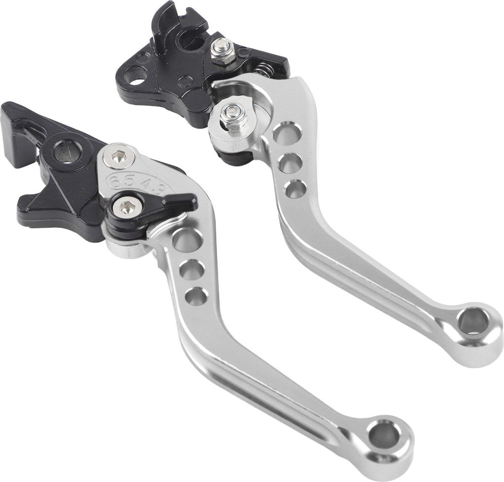 Paar von CNC -Aluminium -Motorradkupplungen -Drum Bremshebelgriff