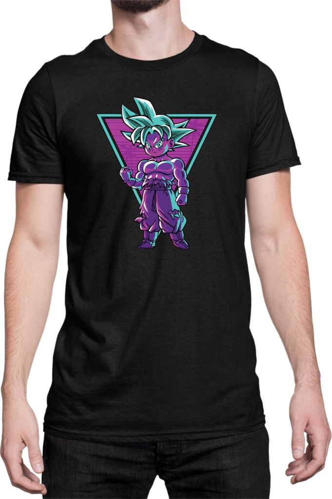 Herren T-Shirt Dragon Anime Manga Ball Z Retro Goku, Man XL / Schwarz