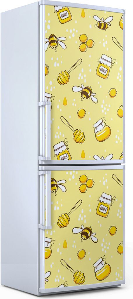 Magnete Dekorative - 60 cm x 180 cm - Küche Magnetmatte Kühlschrankmagnete - Flugbienen Honig