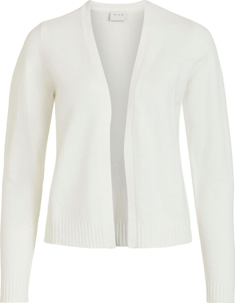 VILA Kurze Feinstrick Cardigan Stretch Basic Jacke ohne Verschluss VIRIL Größe: XXL