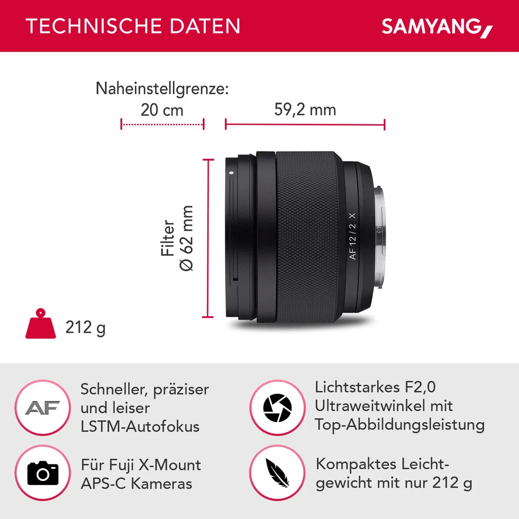 Samyang AF 12mm f/2 Fuji X - Solution Compacte et Lumineuse - 2