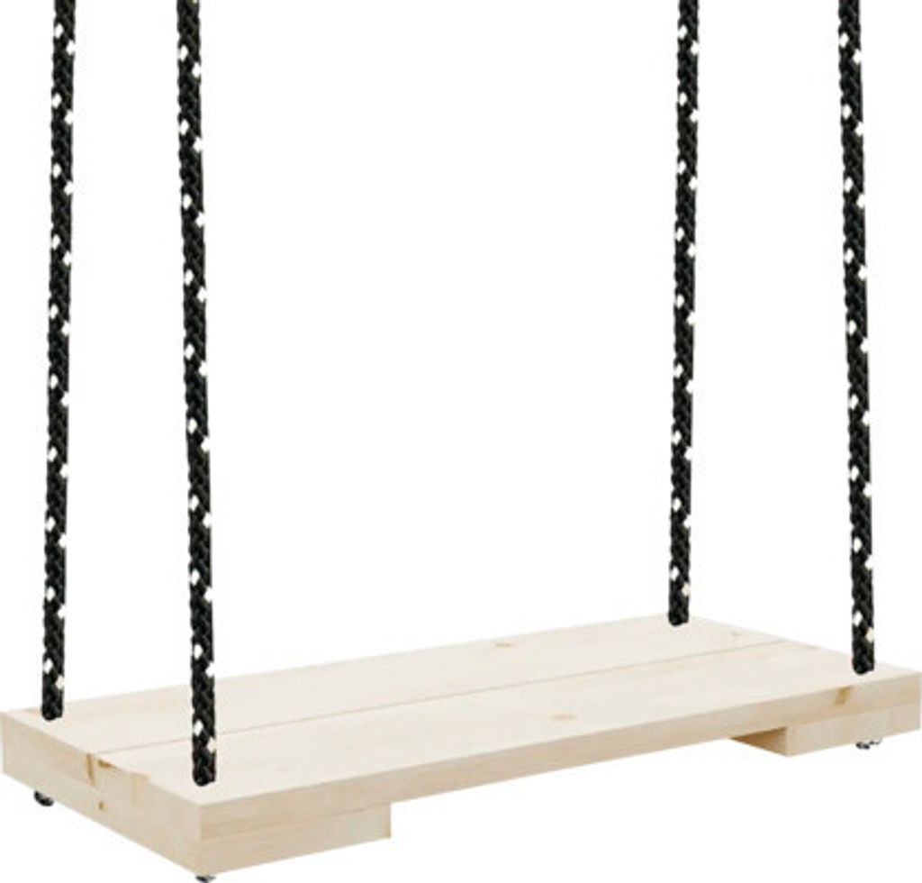 Dřevěná houpačka pro dospělé 55 x 25 x 2,5 cm Obrázek produktu 
