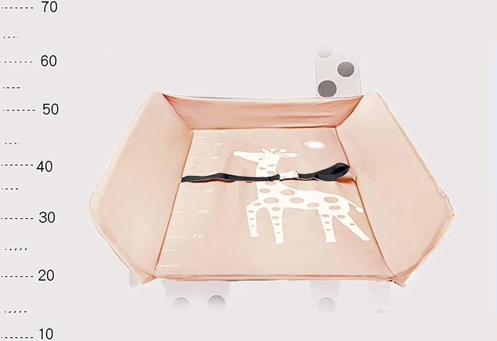 Table à langer pour petits espaces pliable avec matelas et sécurité bébé