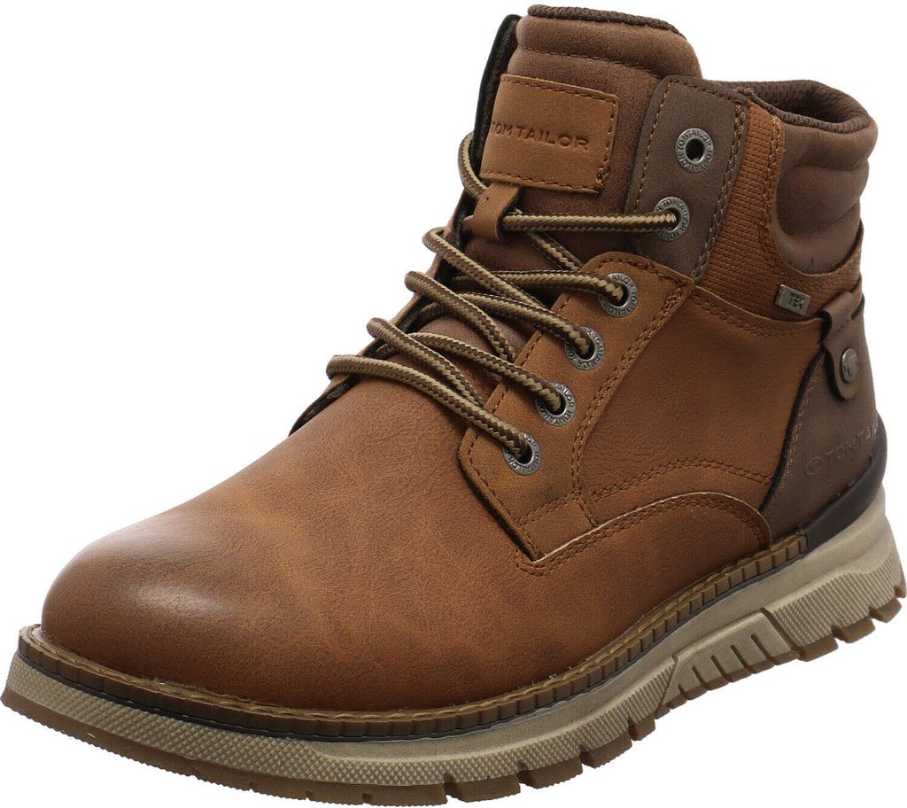 Tom Tailor Herren Schnürboot braun