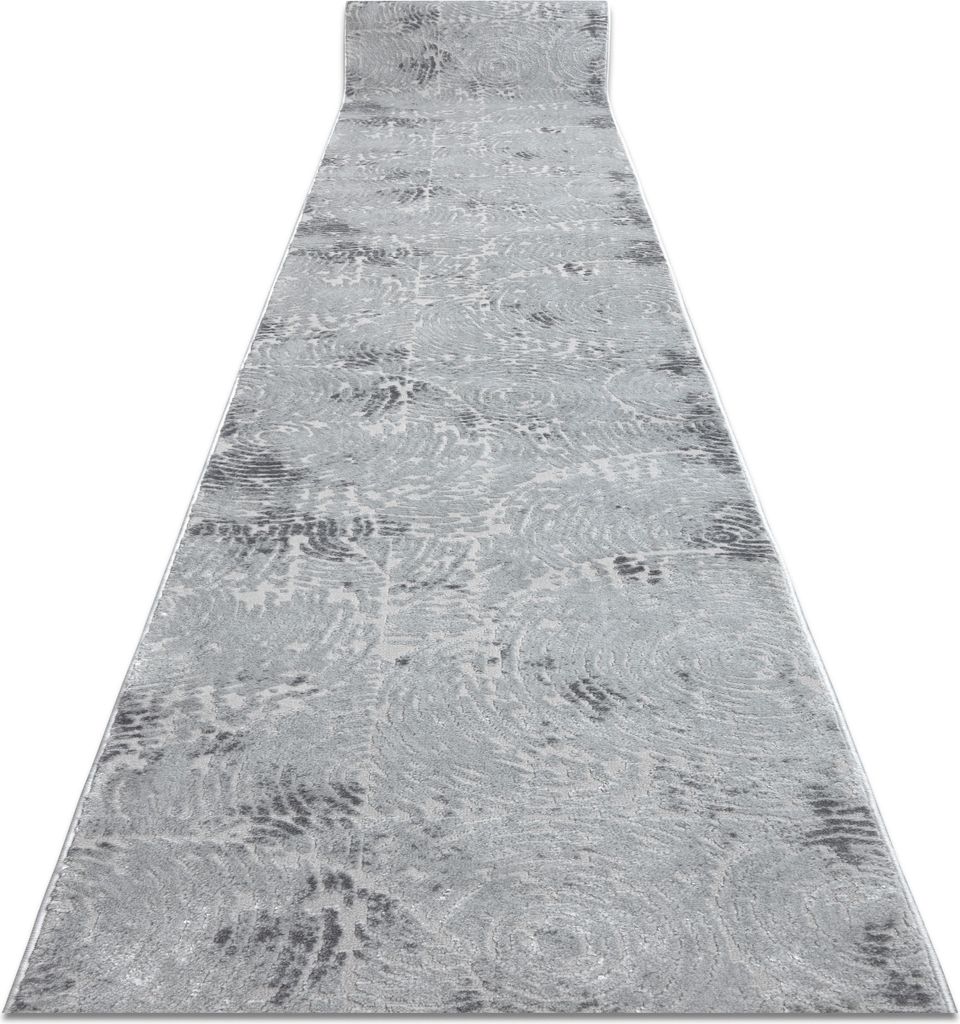 Läufer Strukturell MEFE 8725 zwei Ebenen aus Vlies grau 90 cm Grau 90x710 cm