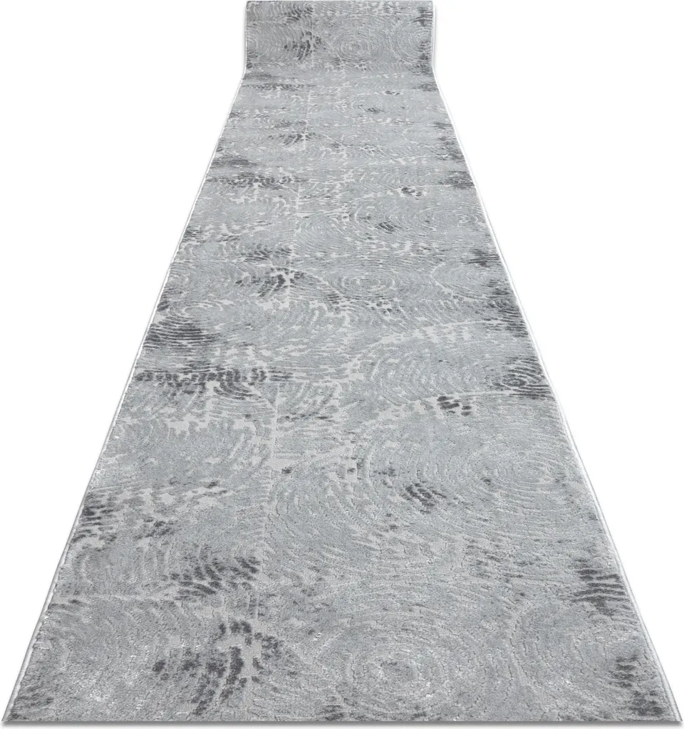 Marche structurelle MEFE 8725 en polaire gris double couche 90x110 cm