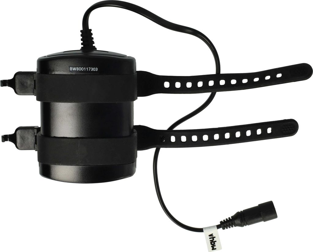 vhbw Akkupack für Fahrradlampen (9000 mAh, 7,4 V, Li-Ion) Produktbild 