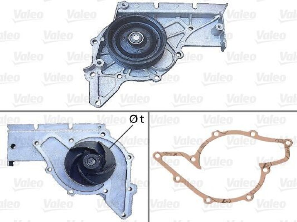 VALEO 506781 - OE 06C121004C Wasserpumpe für A4 (8E), A4 (8H), A6 (4B), A6 (4F), A8 (4E)