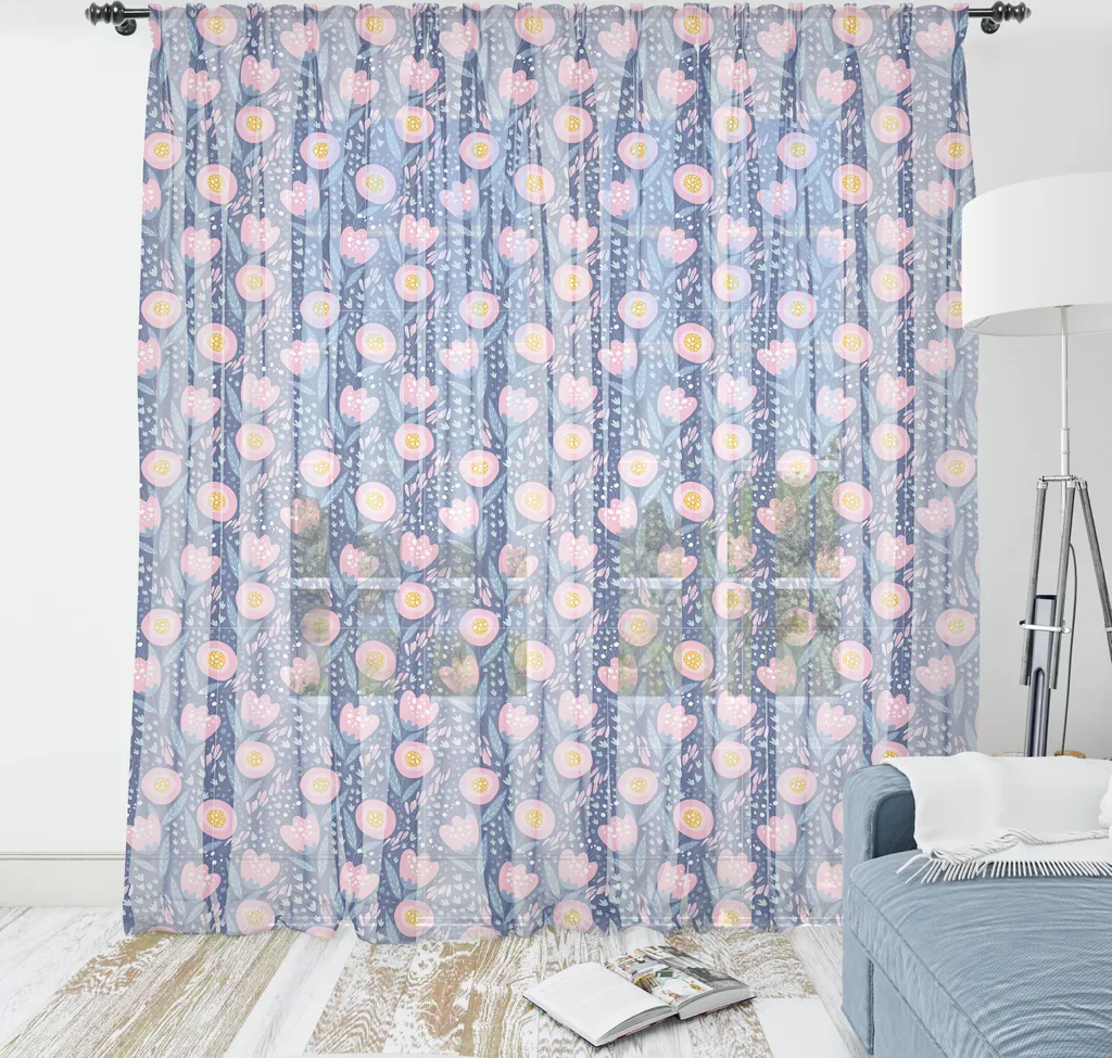 Tenture Murale Fleurie en Satin Soyeux Rose Lavande pour la Chambre