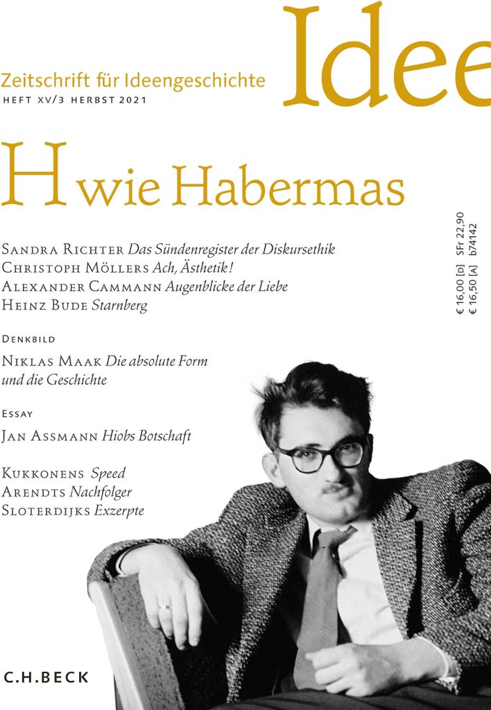 Zeitschrift für Ideengeschichte Heft XV/3 Herbst 2021