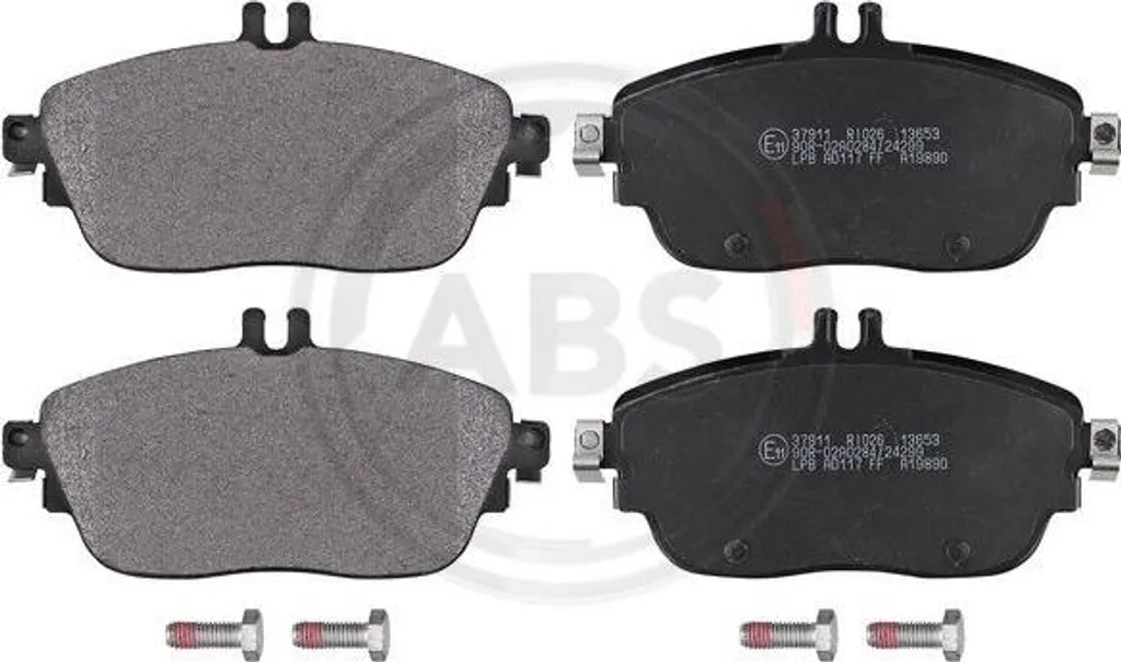 Plaquettes de frein anti-bruit pour Mercedes Classe B W246 et CLA