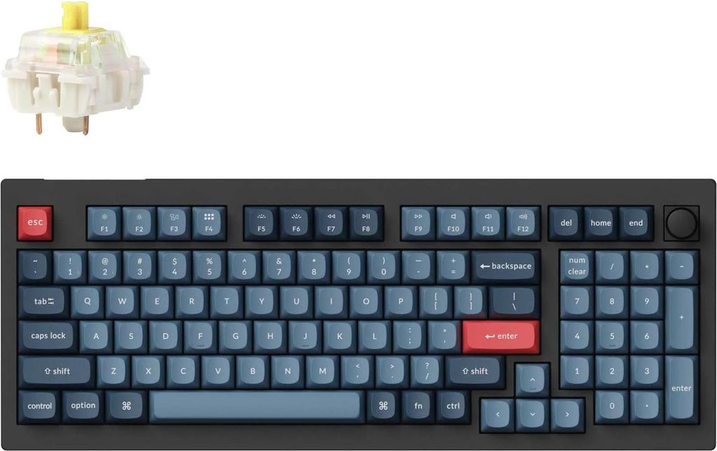 Keychron V5 Max QMK/VIA Wireless Mechanical Keyboard, 2.4 Image du produit 