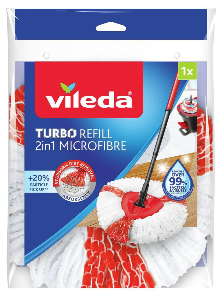 Vileda Wischbezug Easy Wring & Clean Turbo 2-in-1 Produktbild 