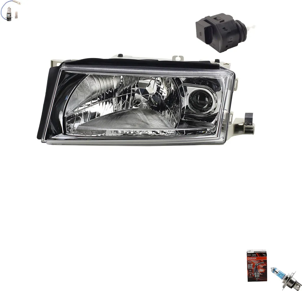 Faro Anteriore Sinistro per Skoda Octavia 1U - Kit Johns + Osram Laser