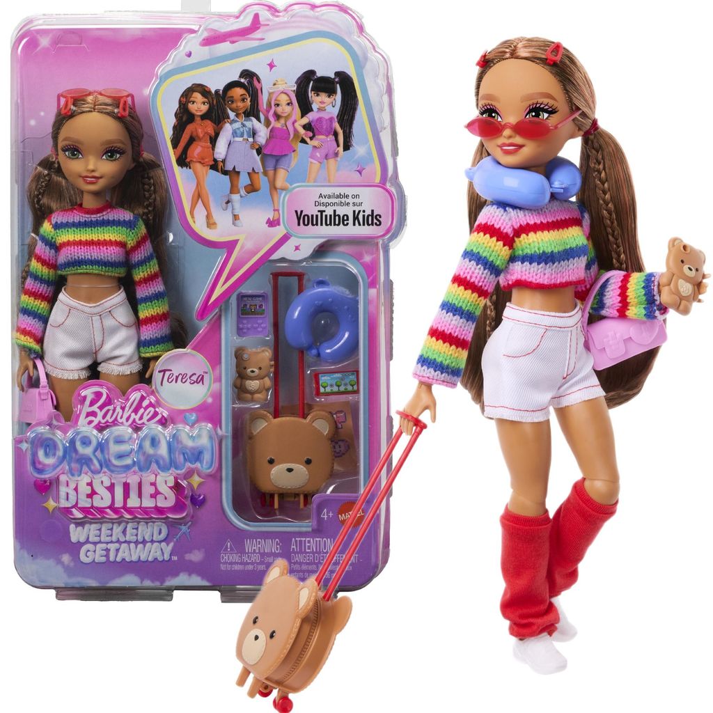 Barbie Dream Besties JMV18, Lalka modowa, 4 lat(a), Zdjęcie produktu 