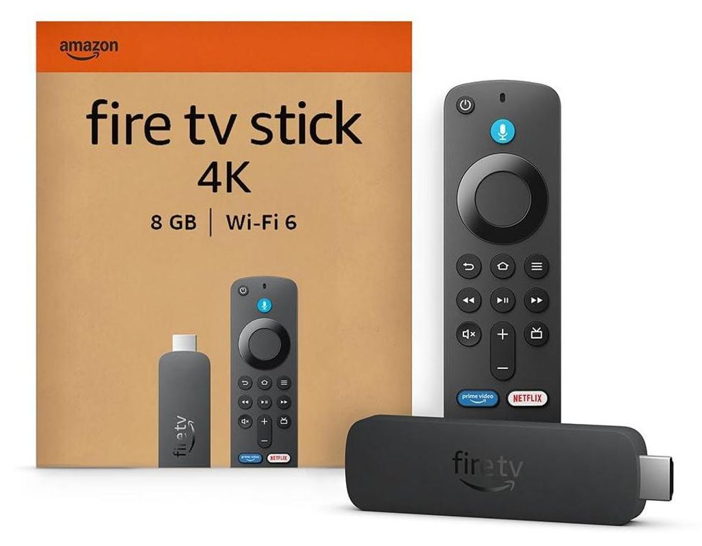Fire TV Stick 4K, Schwarz Streaming-Player Produktbild 