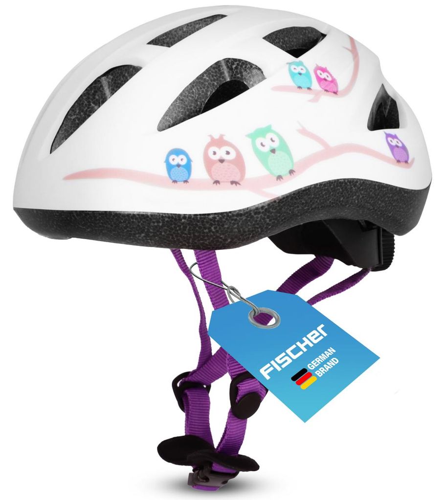 FISCHER Fahrradhelm Kinder Eule - Größe S/M 55-59 cm Produktbild 