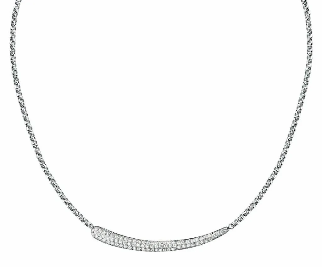 Pendentif scintillant en acier pour femme collier chic modèle SAYP03
