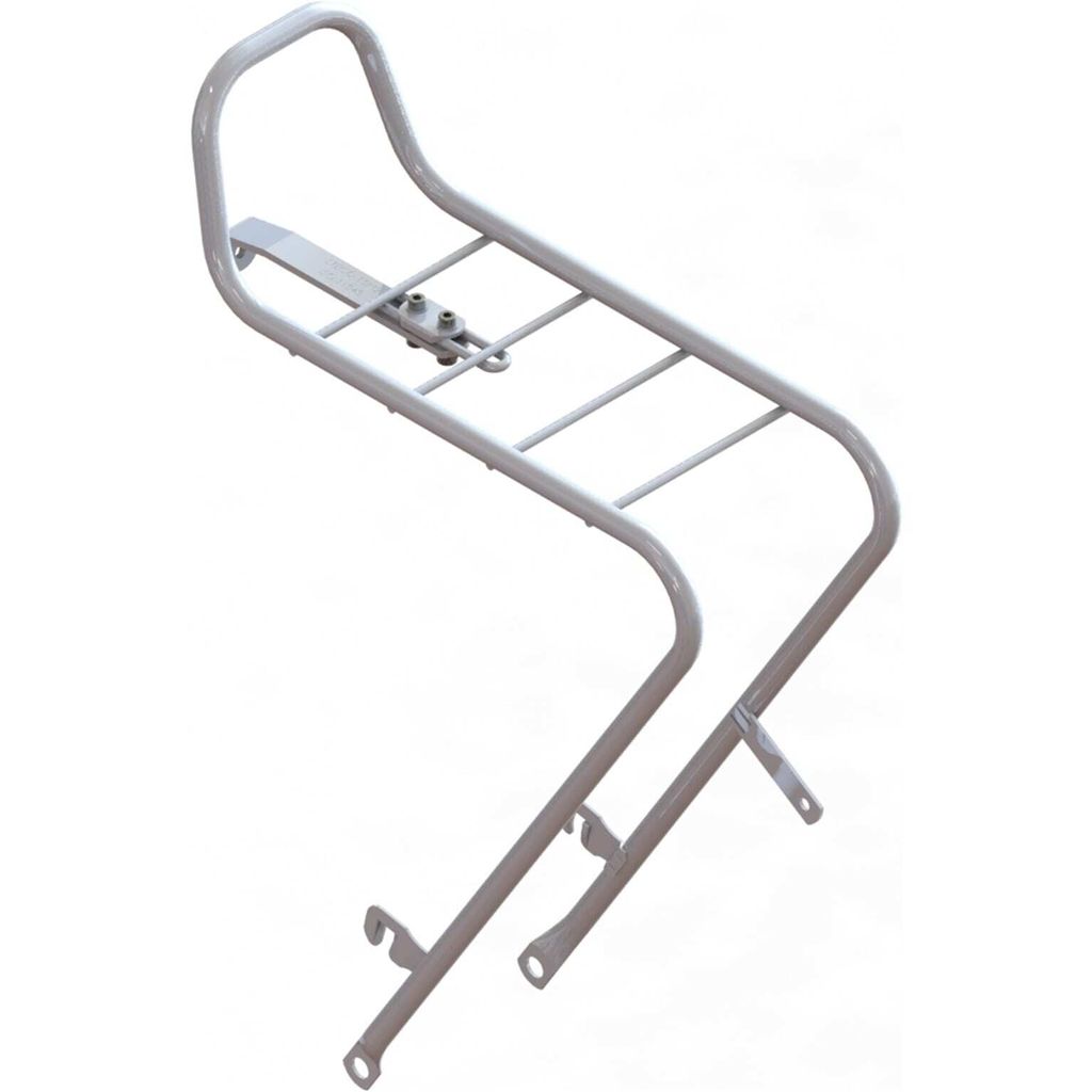 Steco Steco Frontgepäckträger 28 Kronenschraubenbefestigung (silber) - Fahrradträger
