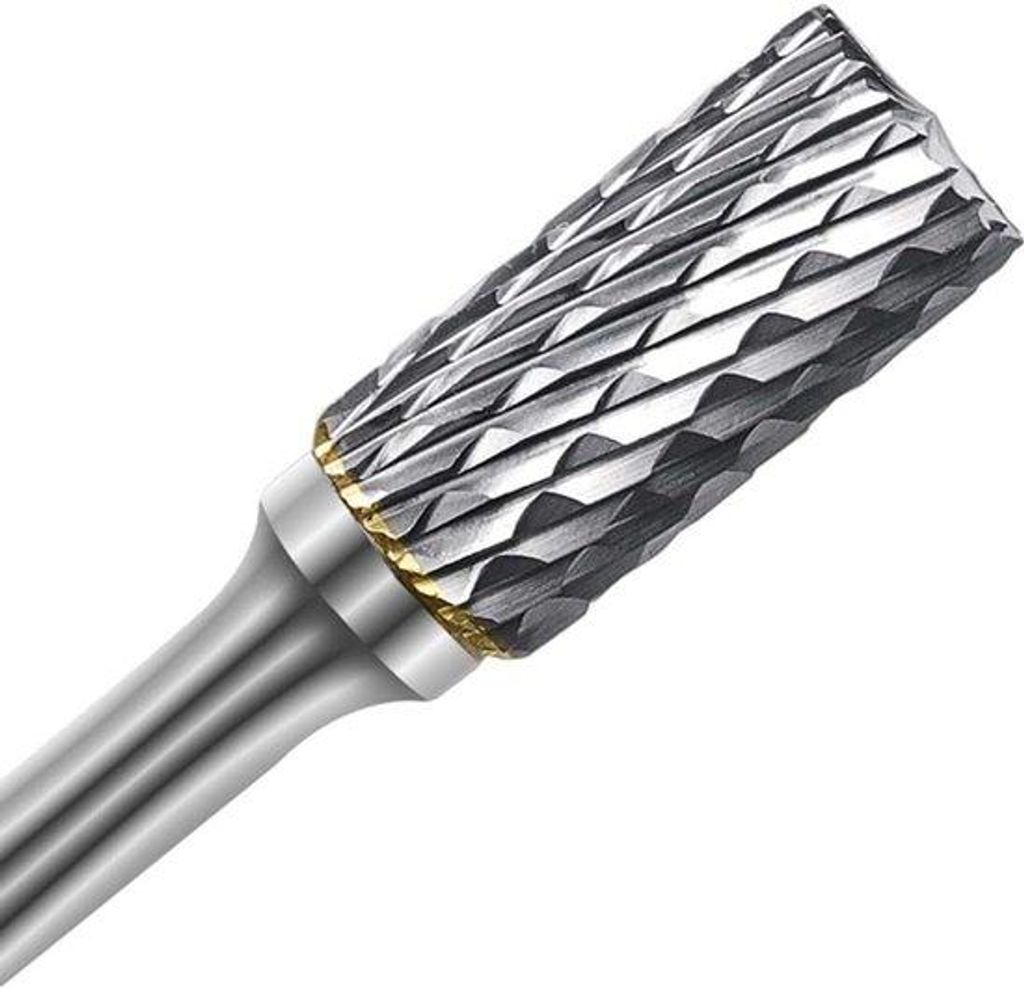 Professionelle Profil-Säge - Einzel-Sägezahn - Tungsten-Karbid-Rotations-Säge, 6mm Bohrung, 12mm zylindrische Spitze, für Holzbearbeitung und M...